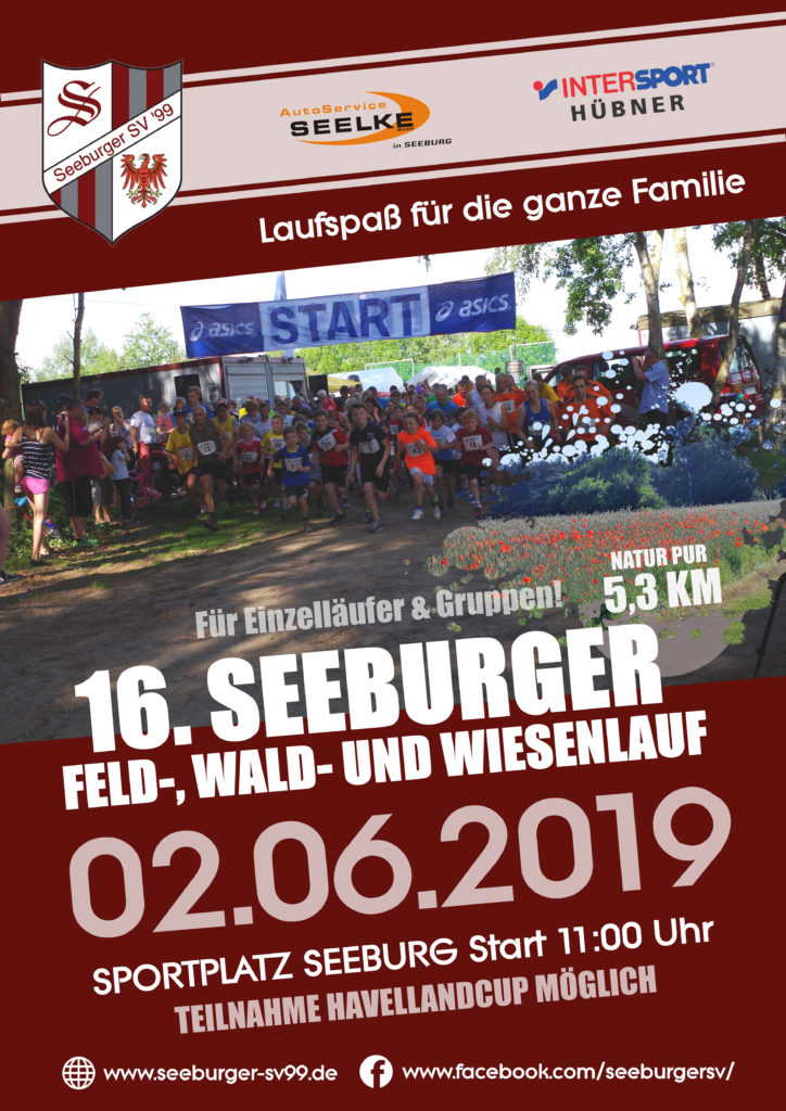 16. Seeburger Feld-, Wald- und Wiesenlauf am 2. Juni 2019