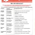 Wer will mitmachen?