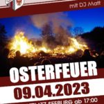 Osterfeuer 2023 in Seeburg