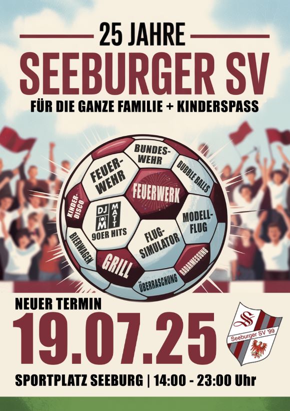 Feier „25 Jahre Seeburger SV“